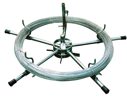 44279 Drahtabroller, Weidezaun, Weidehaspeln, Abroller und Halter
