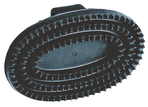 32821YNr8MQZJtdAvF Gummistriegel oval, Pferd, Pferdepflege, Putzzeug